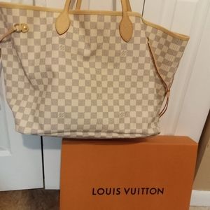 Louis vuitton neverfull gm canvas tote authentic..